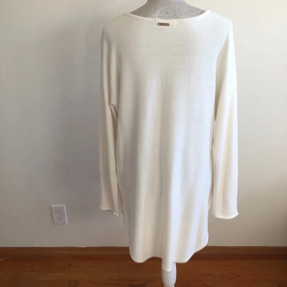 Michael Kors Off White Long Sleeve Sweatshirt